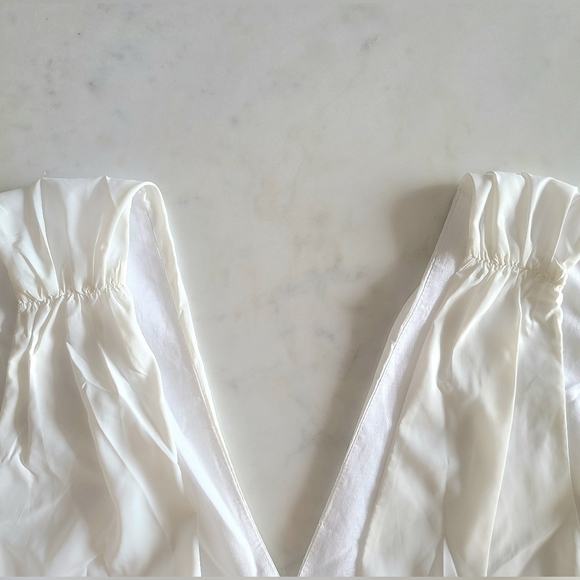 STAUD Waterfall Maxi Dress, White, Size Small, NWT - Picture 15 of 16